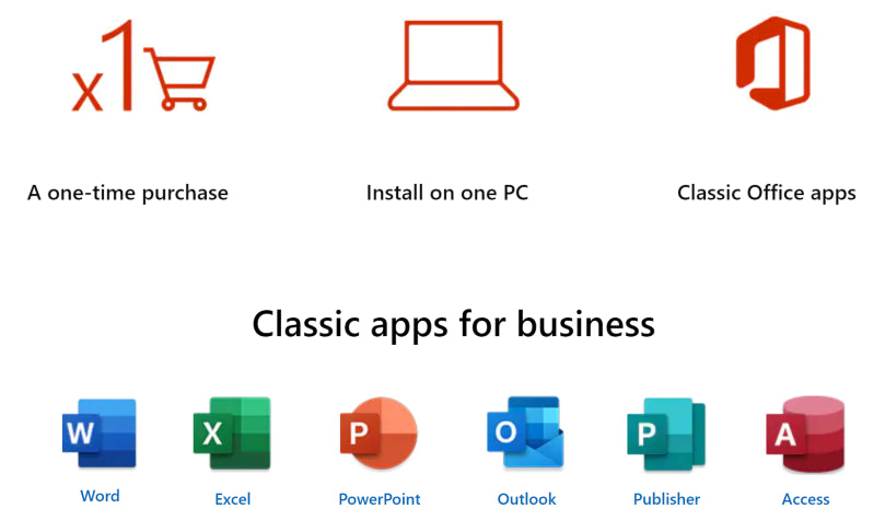 Microsoft Office 2021 Professional Plus Retail | Lifetime Product Key | Windows 10/11